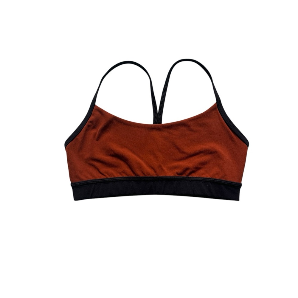 Stori by‎ Katy Hearn Active Mesh Racerback Sports Bra Orange Size 6